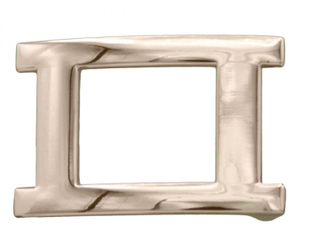 Preview: Design Belt Buckle Homy gold from Umjubelt, nickel-free, gold, fashion style, man + woman, for belts up to 4 cm wide